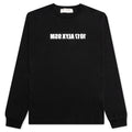 Mirrored Logo L/S Tee - Black