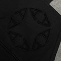 Cow Print Hoodie - Black