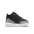 Air Jordan 3 Retro SE (TD) 'Electric Green' - Black/Violet Shock