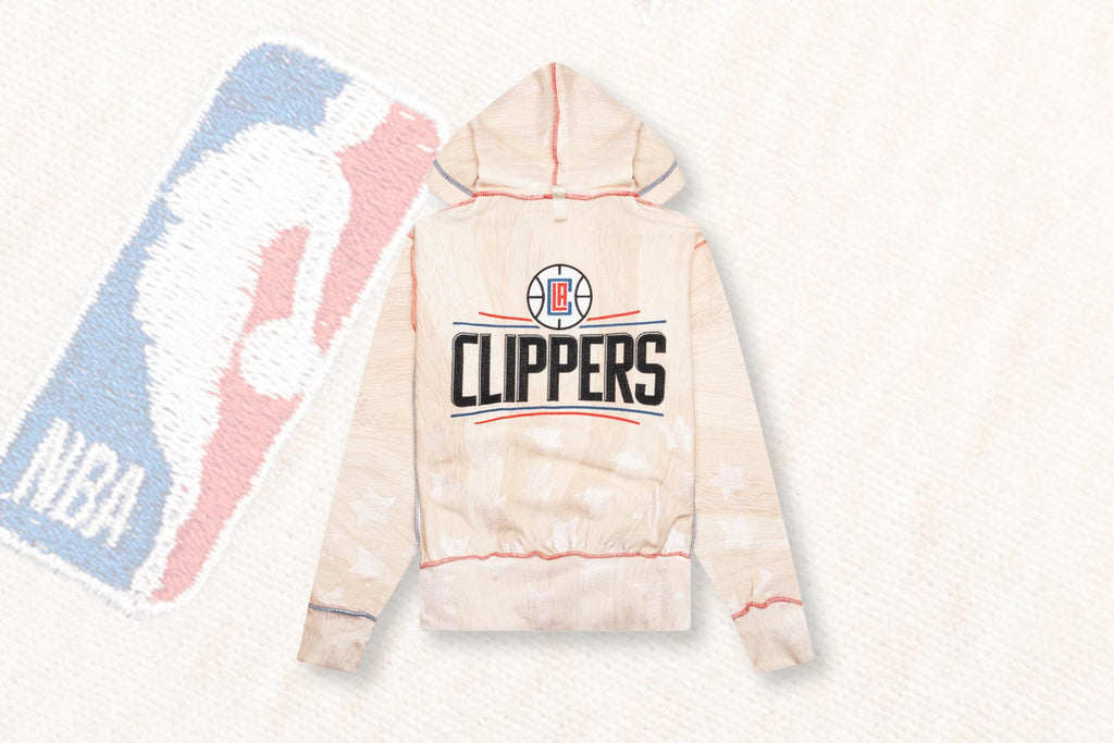 LA Clippers Hoodie - Wood Grain