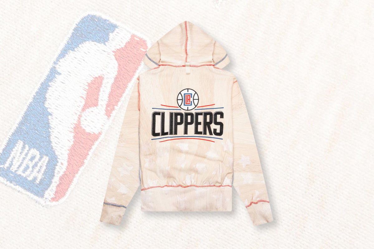 LA Clippers Hoodie - Wood Grain
