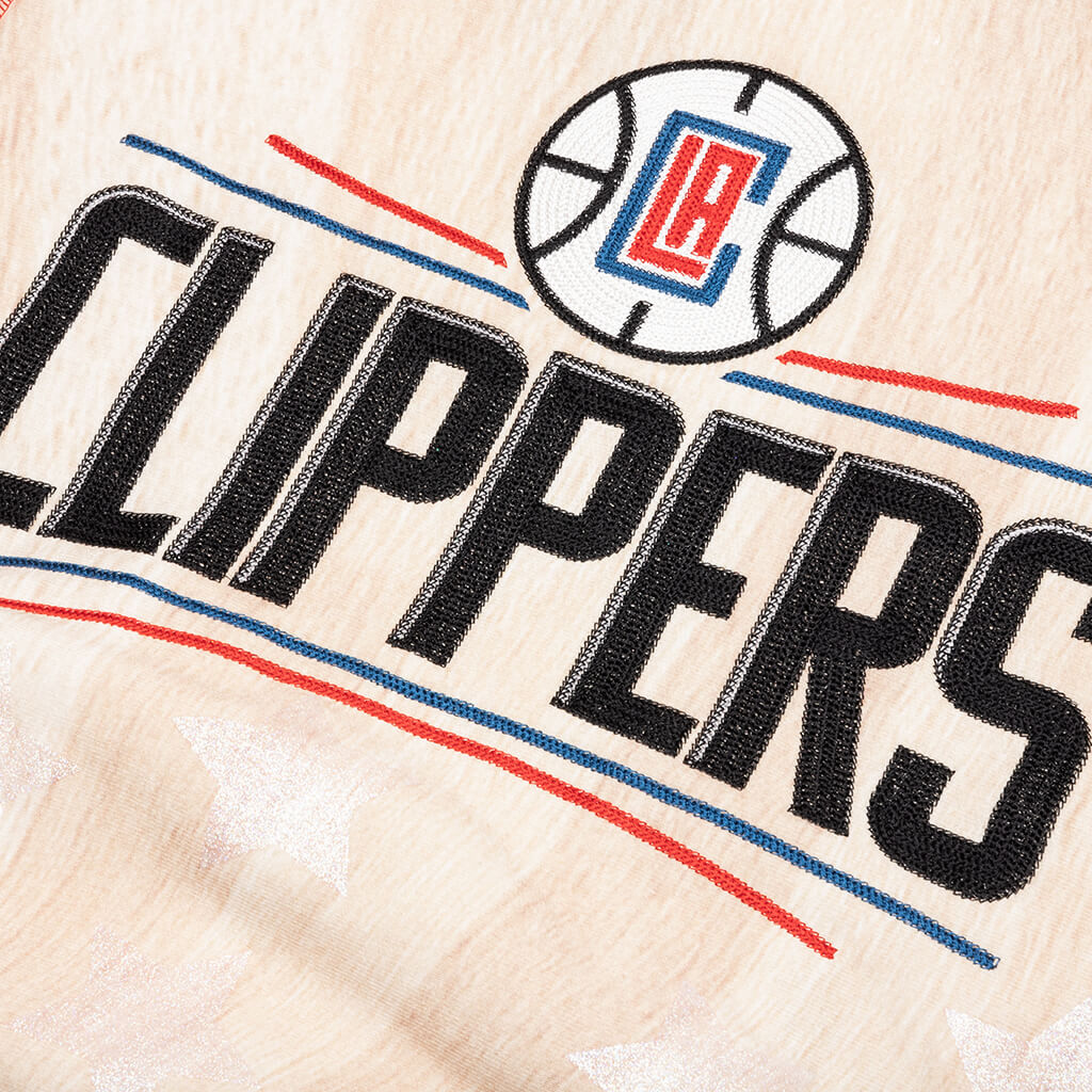 LA Clippers Hoodie - Wood Grain