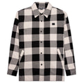 Check Padded Overshirt - Black/White