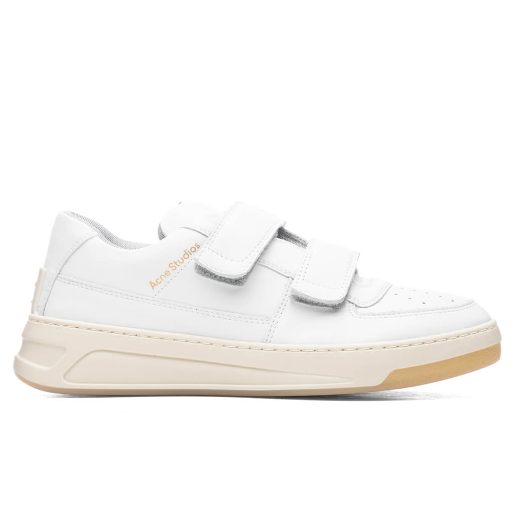Perey Velcro Strap Sneakers - White