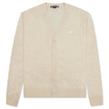 Wool Knit Cardigan - Oatmeal/Melange