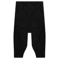 Encapsulated Nylon Ultrawide Drawcord Cargo Trouser - Black