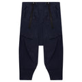 Encapsulated Nylon Ultrawide Drawcord Cargo Trouser - Navy