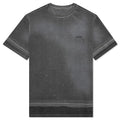 Needle Logo Layered T-Shirt - Charcoal