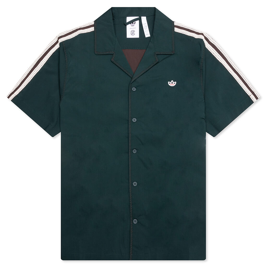 CLOT Bowling Shirt by Edison Chen - Dark Brown