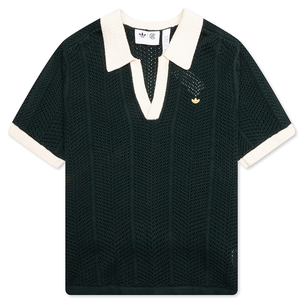 CLOT Knit Polo by Edison Chen - Green Night