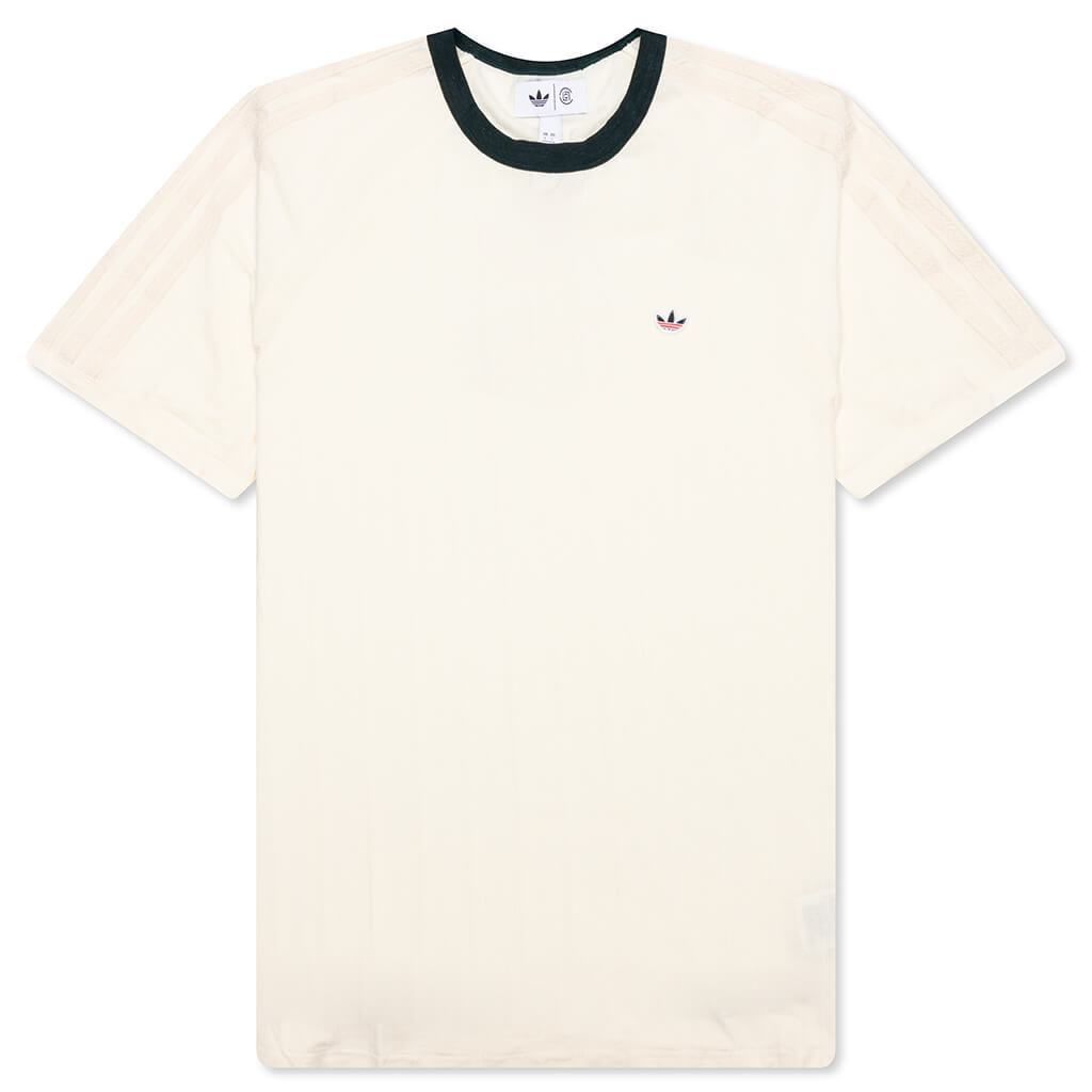 CLOT Rib Tee by Edison Chen - Cream White/Green Night