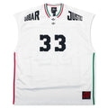 Basketball Jersey - Off White/Black