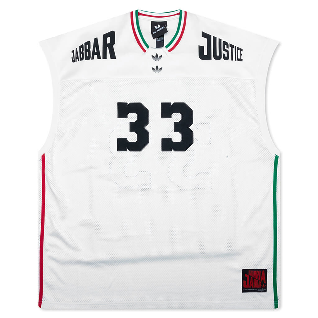 Basketball Jersey - Off White/Black