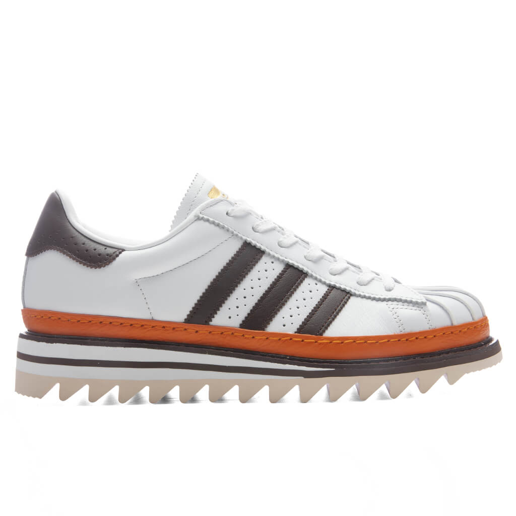 CLOT by Edison Chen Superstar 'Coffee' - Footwear White/Coffee/Unity Orange