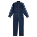 IVY PARK Denim Snap Suit - Dark Denim