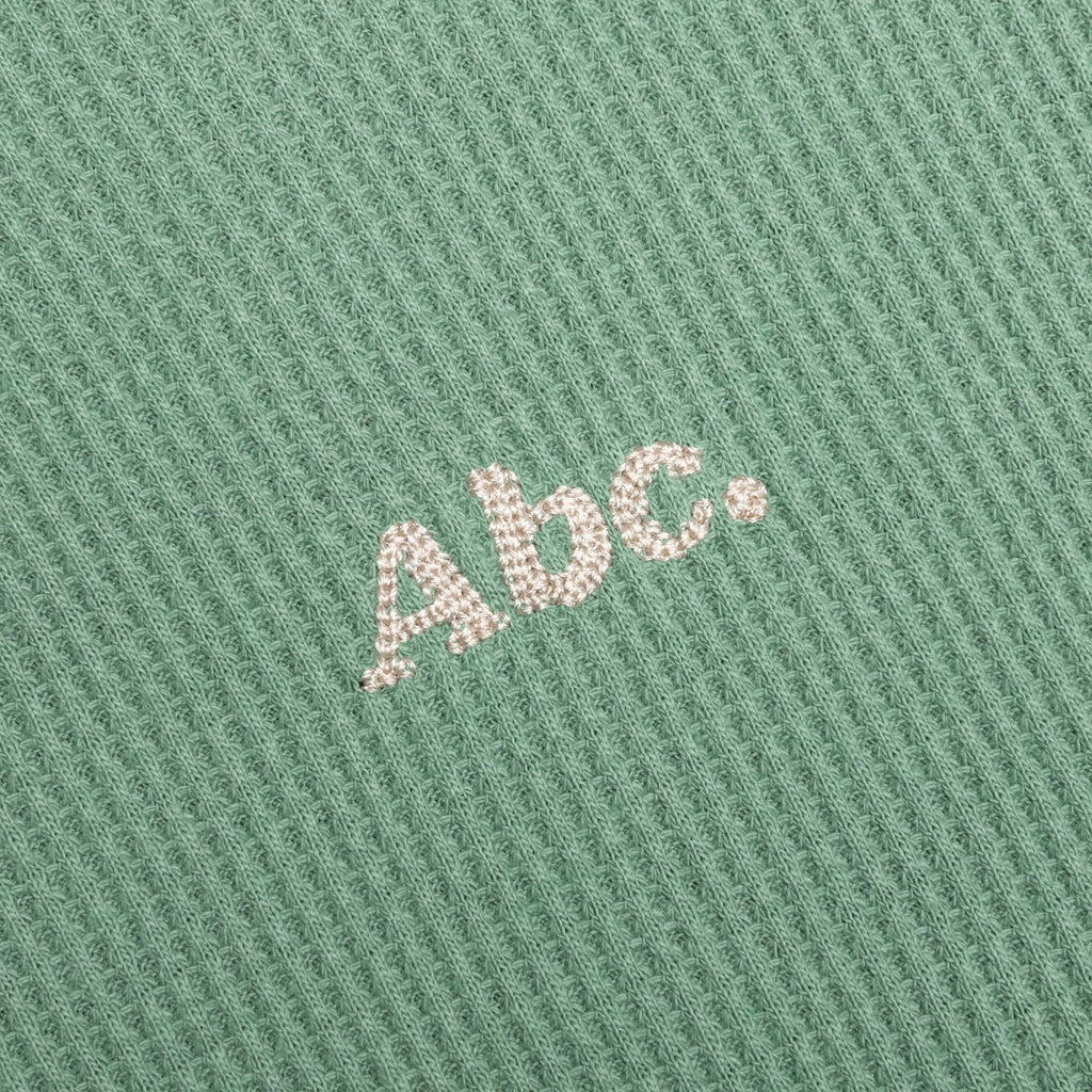 Waffle Crewneck - Aventurine Green