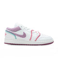 Air Jordan 1 Low SE (GS) - White/Light Bordeaux/Rush Pink