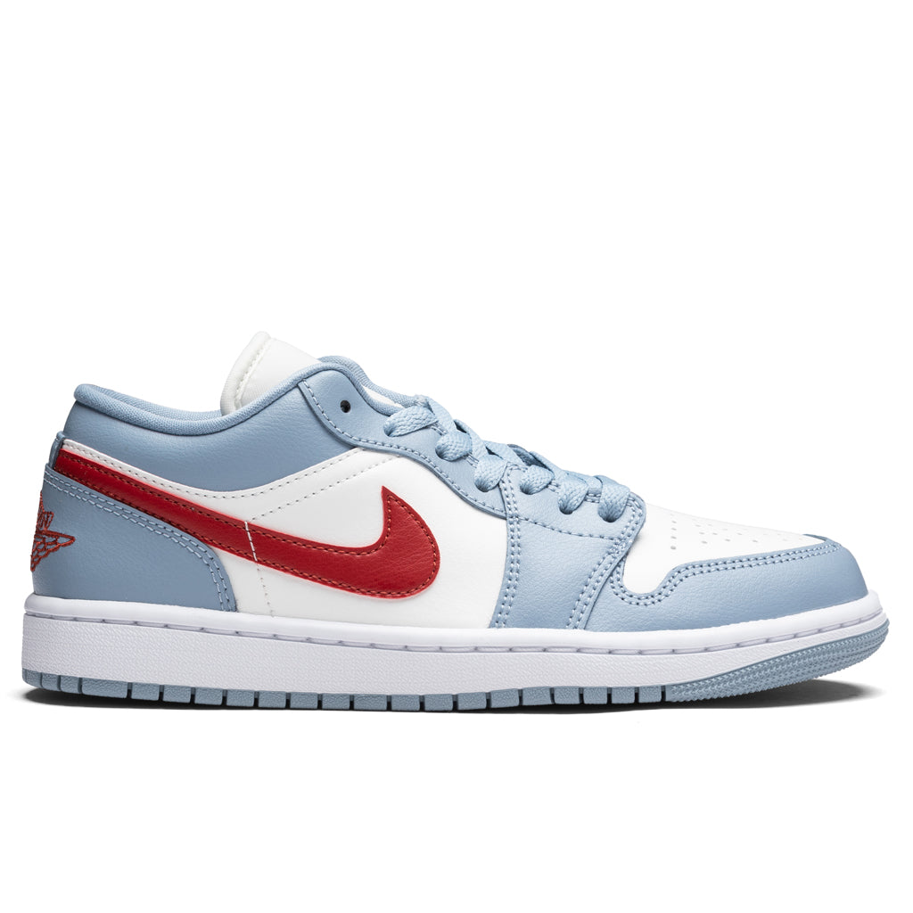 Women's Air 1 Low - Sail/Dune Red/Blue Grey/White