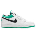 Air Jordan 1 Low (GS) - White/Stadium Green/Black
