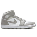 Air Jordan 1 Mid - College Grey/Light Bone/White