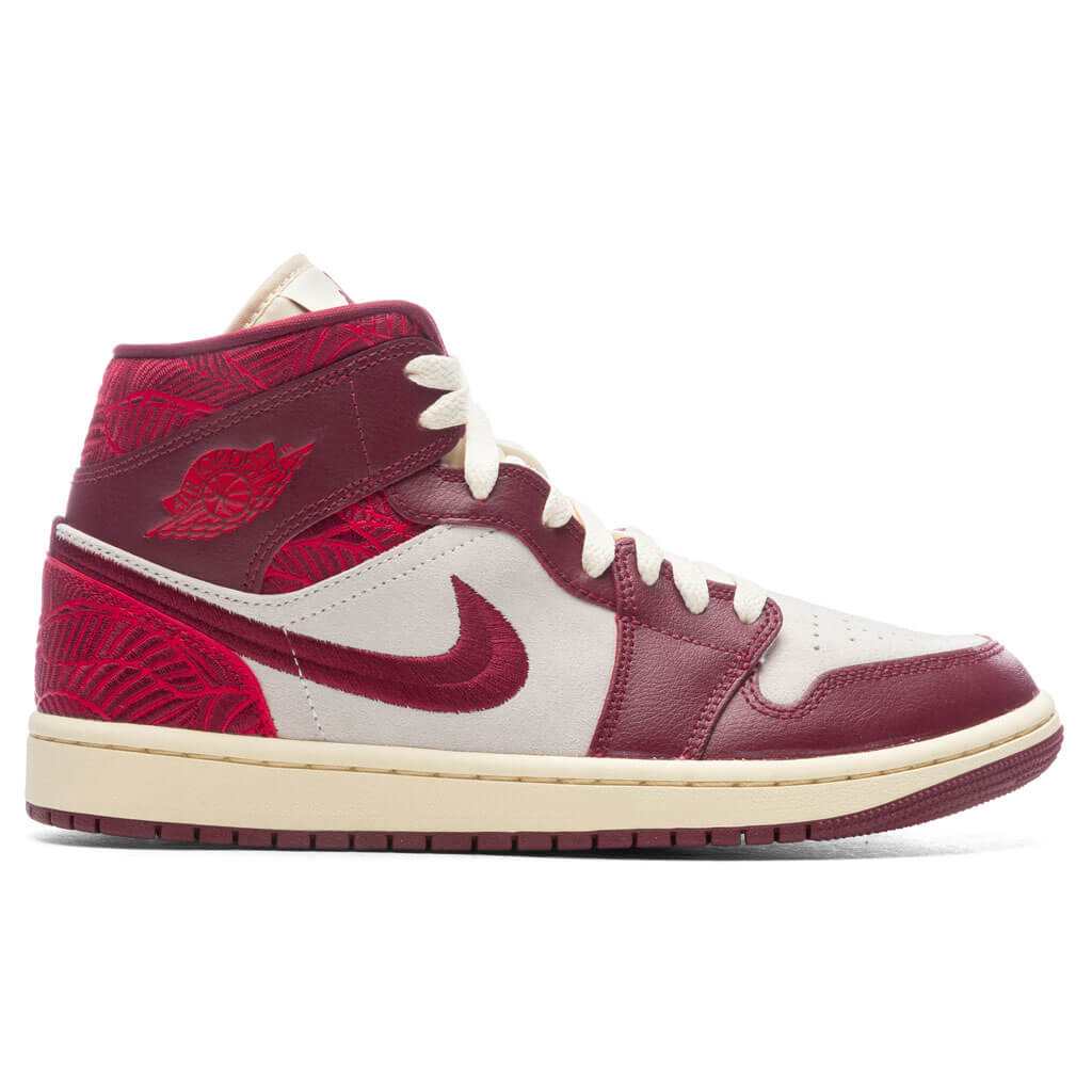 Women's Air 1 Mid SE Tiki Leaf - Team Red/University Red/Muslin