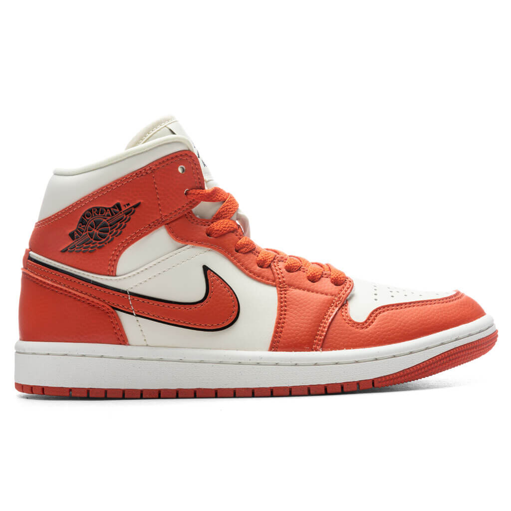 Women's Air 1 Mid - Coconut Milk/Sport Spice/Black