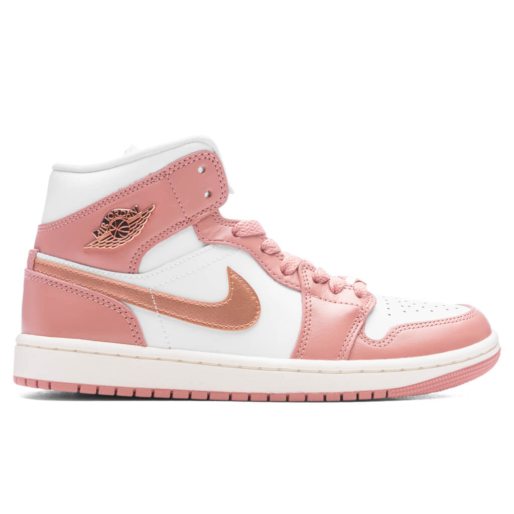 Women's Air 1 Mid SE - Red Stardust/Metallic Copper/White