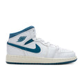 Air Jordan 1 Mid SE (GS) - White/Industrial Blue/Sail