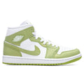 Women's Air 1 Mid SE - White/Vivid Green/White