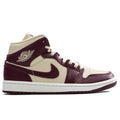 Women's Air 1 Mid - Beach/Cherry Wood Red/Sail