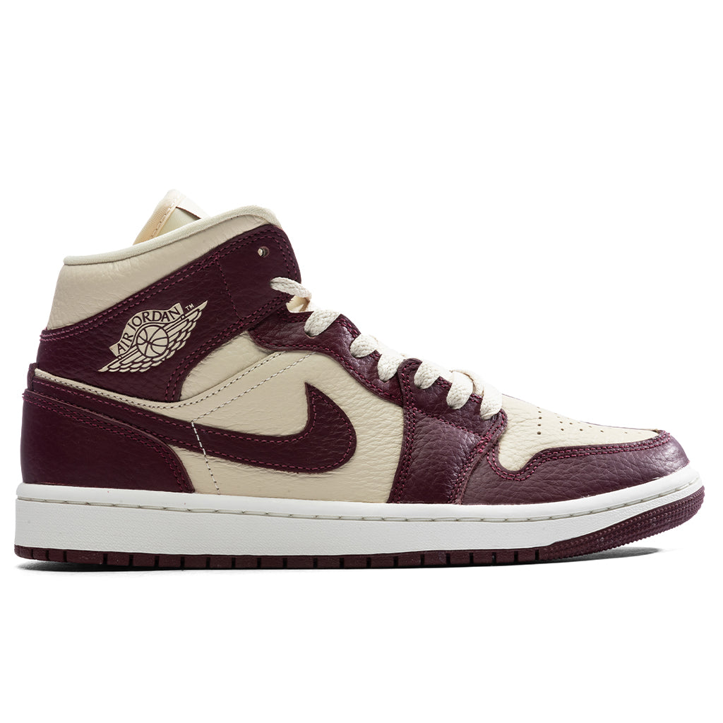 Women's Air 1 Mid - Beach/Cherry Wood Red/Sail