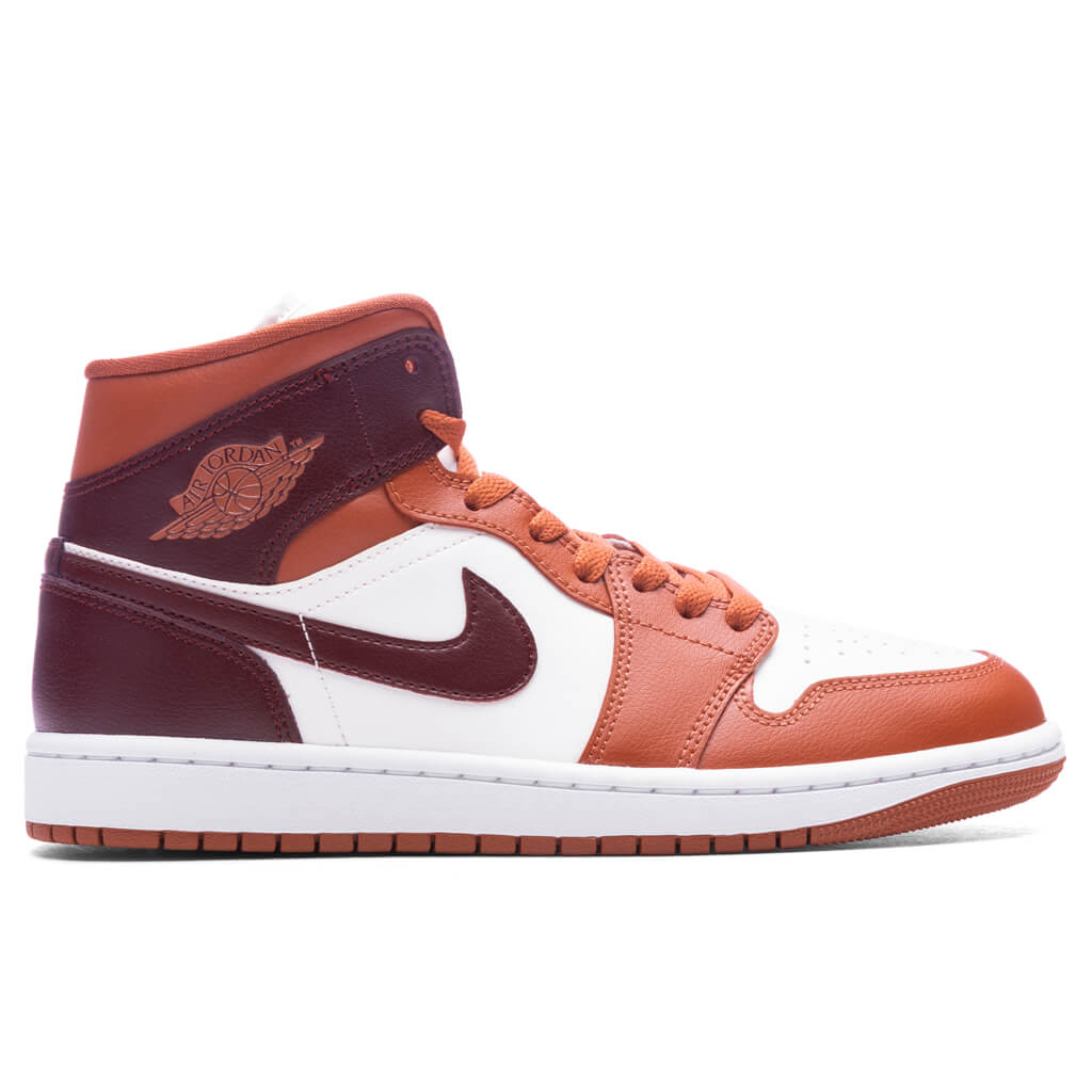 Women's Air 1 Mid - Dusty Peach/Night Maroon/Sail