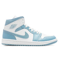Women's Air 1 Mid 'UNC' - Sail/Worn Blue