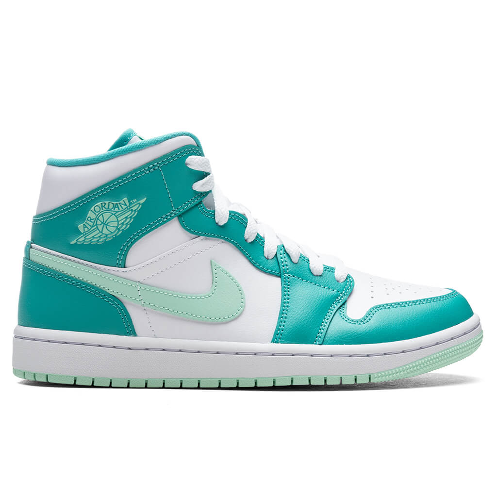 Women's Air 1 Mid - Washed Teal/Mint Foam/White