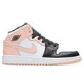 Air Jordan 1 Mid (GS) - White/Arctic Orange