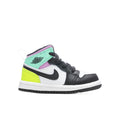 Air Jordan 1 Mid (TD) - White/Volt