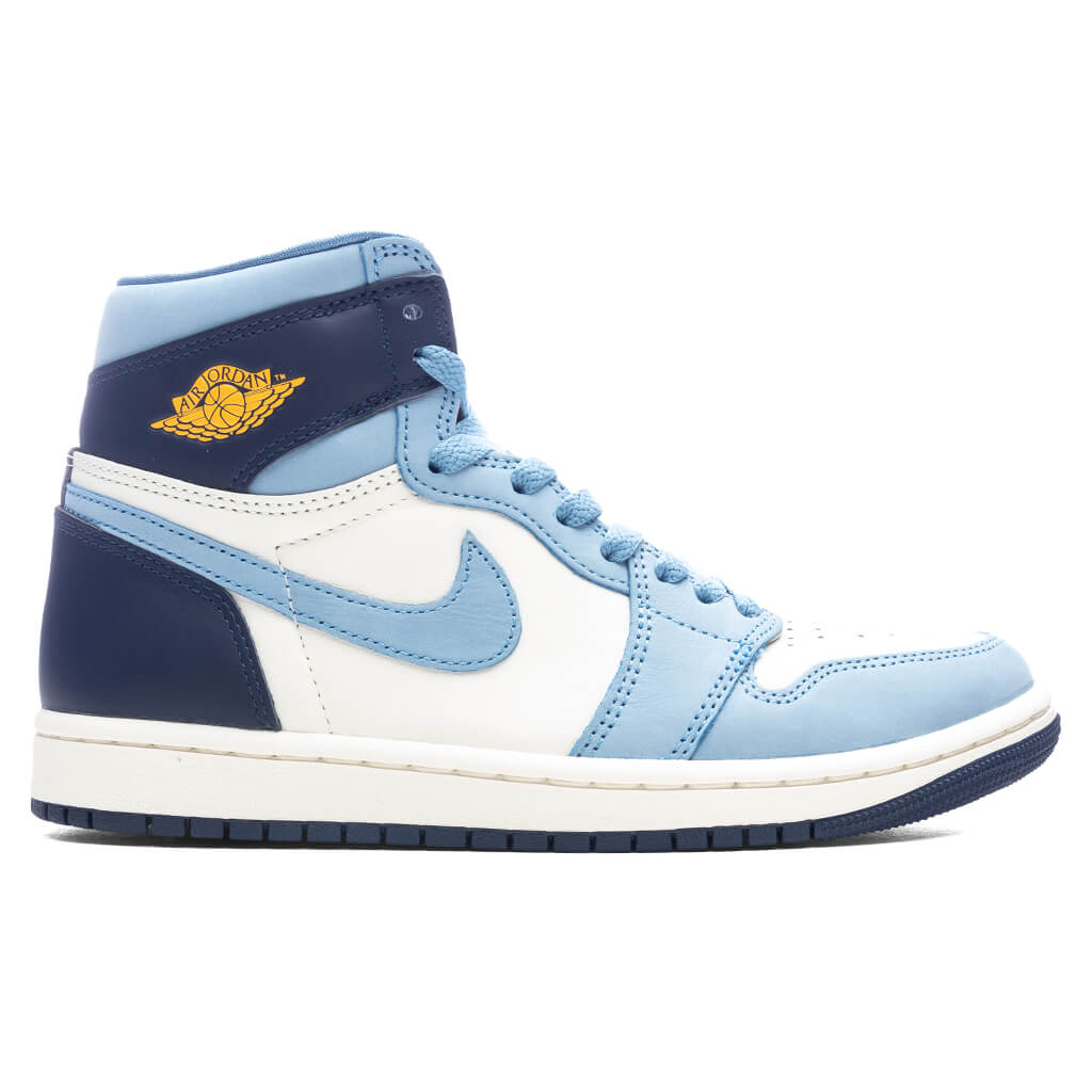 Women's Air 1 Retro High OG 'First in Flight' - University Blue/University Gold/Sail
