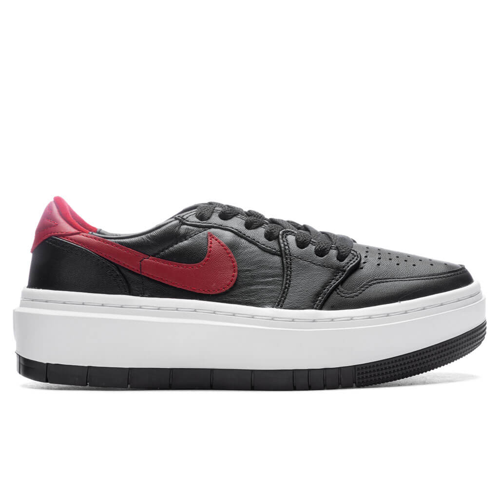 Women's Air 1 Elevate Low - Black/Gym Red/White
