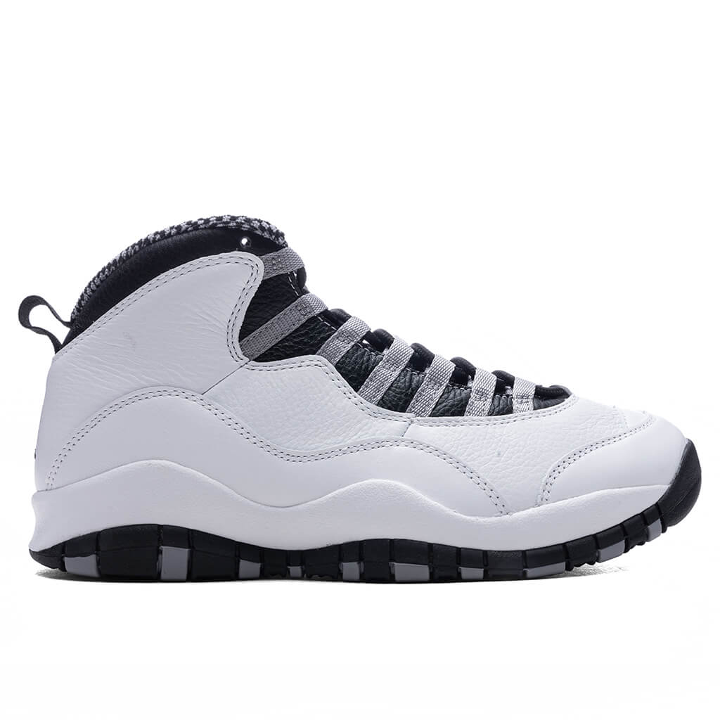 Air 10 Retro 'Steel' - White/Black/Light Steel Grey/Dark Powder Blue