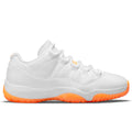 Women's Air 11 Retro Low - White/Bright Citrus