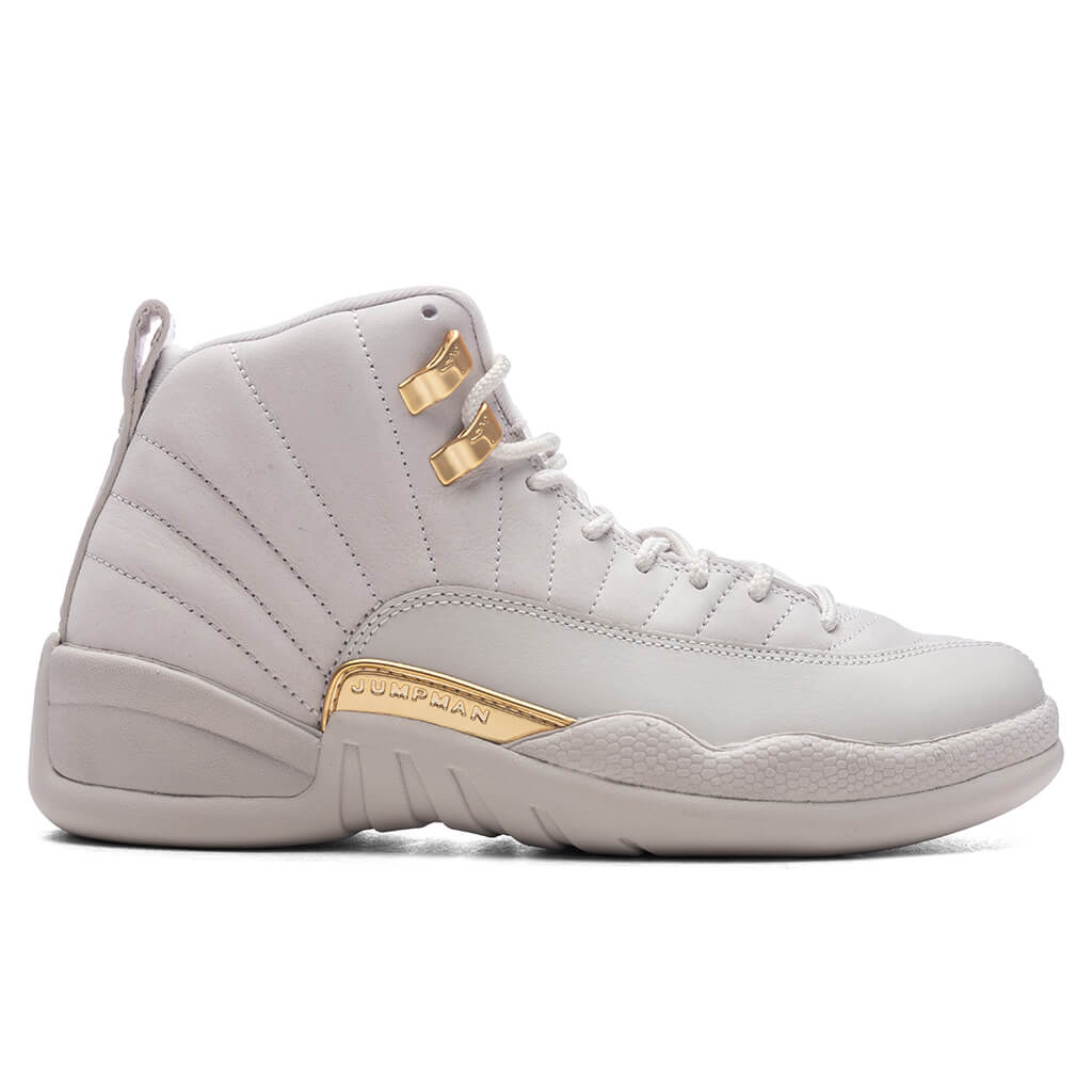 Women's Air 12 Retro - Phantom/Metallic Gold/White