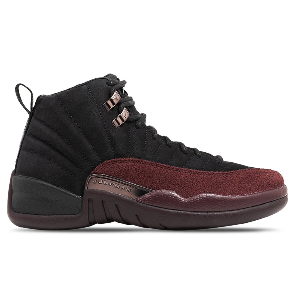 Women's Air 12 x A Ma Maniére - Black/Burgundy Crush