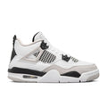 Air Jordan 4 Retro (GS) - White/Black/Neutral Grey