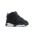 Air Jordan 6 Retro (TD)  - Black/Metallic Silver/Black