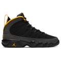 Air Jordan 9 Retro (GS) "University Gold" - Black/Dark Charcoal