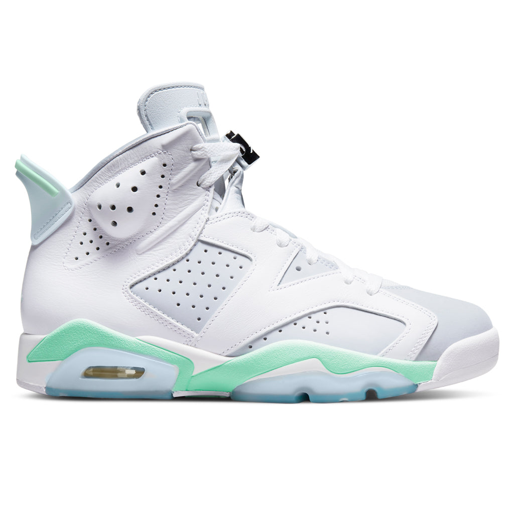 Women's Air 6 Retro - White/Purple Platinum/Mint Foam