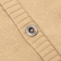 Oversized Logo Cardigan - Natural