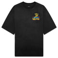 Crystal Cobra Oversized Tee - Black