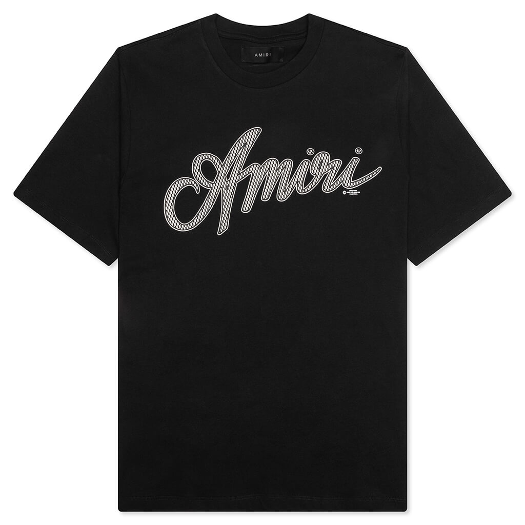 Script Tee - Black