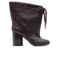 Brown Tabi Drawstring Ankle Boots - Chic Brown - Chic Brown